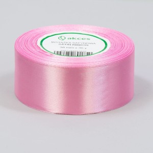 Wstążka satynowa 38mm x 32m PINK