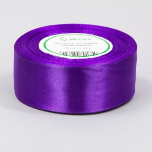 Wstążka satynowa 38mm x 32m AMETHYST