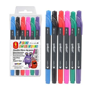 Pisaki dwustronne 6 kol. FUN&JOY /9922