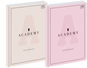 Brulion A4 96k. kratka ACADEMY PASTEL 90g premium /9291