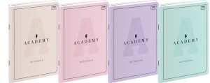 Zeszyt A5 60k. linia ACADEMY PASTEL 90g premium /9215