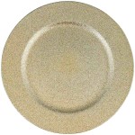 Podstawka okrągła 33cm brokatowa ZŁOTA /0371