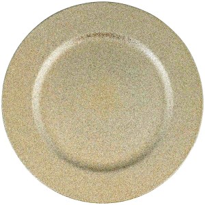 Podstawka okrągła 33cm brokatowa ZŁOTA /0371