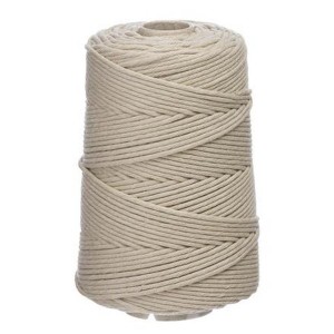 Sznurek bawełniany skręcany 3mm/100m PIASKOWY /
