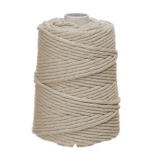Sznurek bawełniany skręcany 5mm/100m PIASKOWY /3154