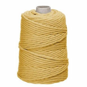 Sznurek bawełniany skręcany 5mm/100m MUSZTARDOWY /3185