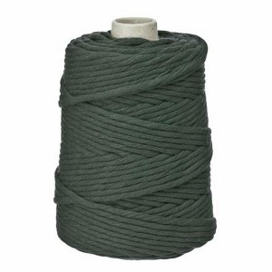 Sznurek bawełniany skręcany 5mm/100m BUTELKOWA ZIELEŃ /3239