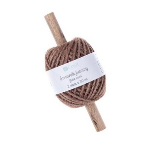 Sznurek jutowy 2mm/30m BRĄZOWY /4540