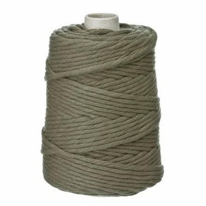 Sznurek bawełniany skręcany 5mm/100m KHAKI /3222