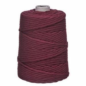 Sznurek bawełniany skręcany 5mm/100m BURGUND /3215
