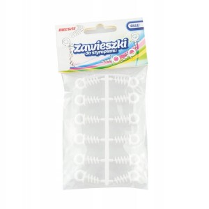 Zawieszka plastikowa / wkrętka do styropianu 12szt /5650