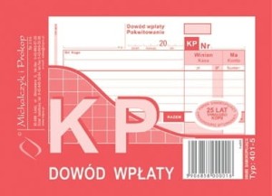 Druk KP /dowód wpłaty/ 401-5 /0016