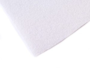 Filc dekoracyjny A4 BIAŁY grubość 1,5mm /01B