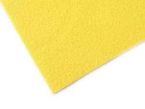 Filc dekoracyjny A4 ŻÓŁTY grubość 1,5mm /02Z