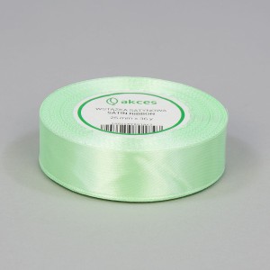 Wstążka satynowa 25mm x 32m OCEAN GREEN