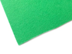 Filc dekoracyjny A4 ZIELONY grubość 1,5mm /10Z