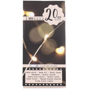 Lampki MINI LED światełka 20 diod. BIAŁE /3567