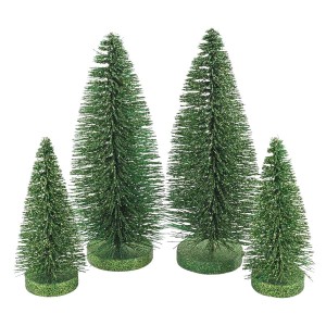 Choinki dekoracyjne MAGIC 4szt /9cm i 14,5cm/ 3903