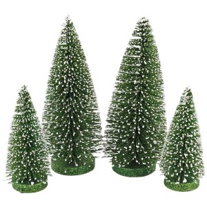 Choinki dekoracyjne MAGIC 4szt /9cm i 14,5cm/ 3910/3144