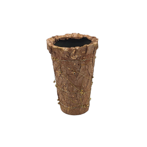 Osłonka - Doniczka - Wazon 15x10cm EKO brokat /9891
