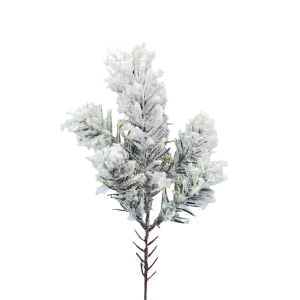  Gałązka ozdobna ośnieżona 25cm /4678