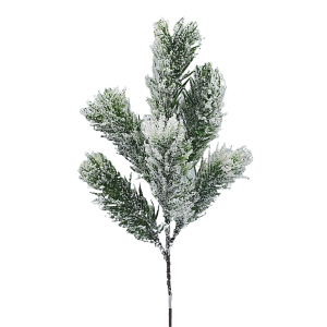 Gałązka ozdobna BN ośnieżona 32cm /1125