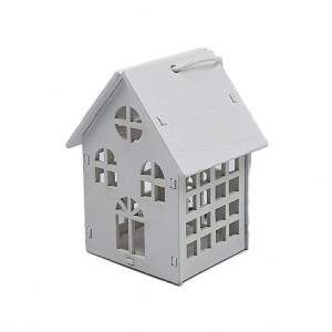 Domek dekoracyjny drewniany 6cm /9144