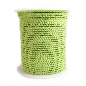 Sznurek skręcany 3mm/50m ZIELONY JASNY /9997-ZJ