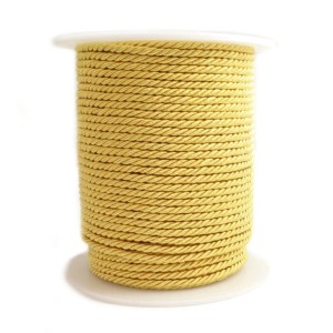 Sznurek skręcany 3mm/50m ŻÓŁTY /9997-Ż