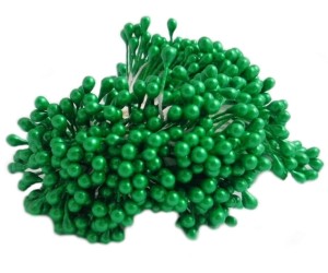 Pręciki do kwiatów 3mm x 55mm ZIELONE CIEMNE /5423-ZC
