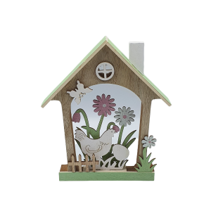 Dekoracja wielkanocna DOMEK mdf /13563