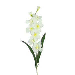 Storczyk - gałązka 60cm 9 kwiatów BIAŁA /86305B