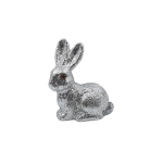 Królik 10cm brokatowy SREBRNY /41504