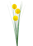 Gałązka - Trawa z kulkami - dodatek florystyczny L-997 /02968-Ż