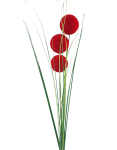 Gałązka - Trawa z kulkami - dodatek florystyczny L-997 /02968-CZ