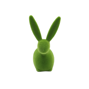 Królik ZIELONY flokowany 13cm /43263Z