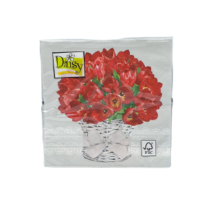 Serwetki wiosenne Daisy 3-warstw. 20szt - 006301/3889