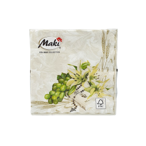 Serwetki komunijne Maki 3-warstw. 20szt - 001001/5885