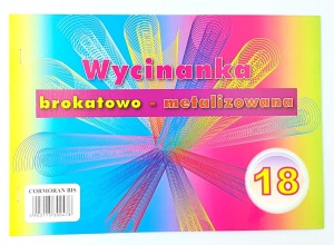 Wycinanka A4 BROKATOWO-METALIZOWANA /0478