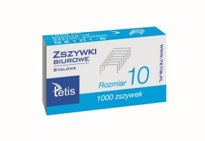 Zszywki biurowe 10mm 1000szt GZ-101-B /5096
