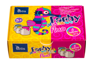 Farby plakatowe FLUO 20ml/6kol. /1373