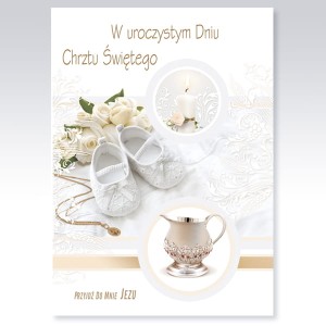 Karnet B6BL Pamiątka Chrztu /0900