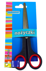  Nożyczki biurowe 17,5cm blister SCH/8836