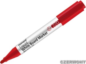 Marker suchościeralny CZERWONY okrągły 2mm MONAMI /3344