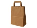  Torba papierowa szara 180x90x230 ucho płaskie /2495