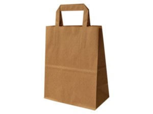  Torba papierowa szara 180x90x230 ucho płaskie /2495